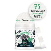 Bugalugs 75Wipes Dental Care Biodegradable Wipes For Dogs And Cats