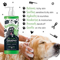 Bugalugs 500Ml Aloe And Kiwi Soothing Dog Shampoo