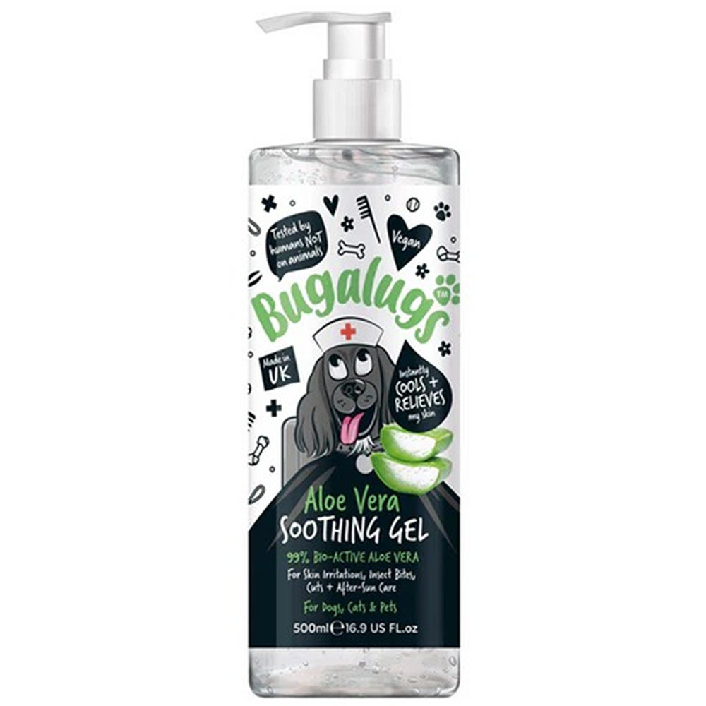 Bugalugs 250Ml Aloe Vera Soothing Gel For Dogs
