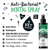 Bugalugs 200Ml Antibacterial Dental Spray For Pets
