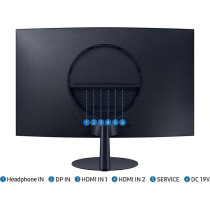 Samsung 32 Inch LS32C390, Curved Monitor With 1000R Curvature, 75Hz Refresh Rate And 4ms Response Time, Built-In Speaker, AMD FreeSync, LS32C390EAMXUE