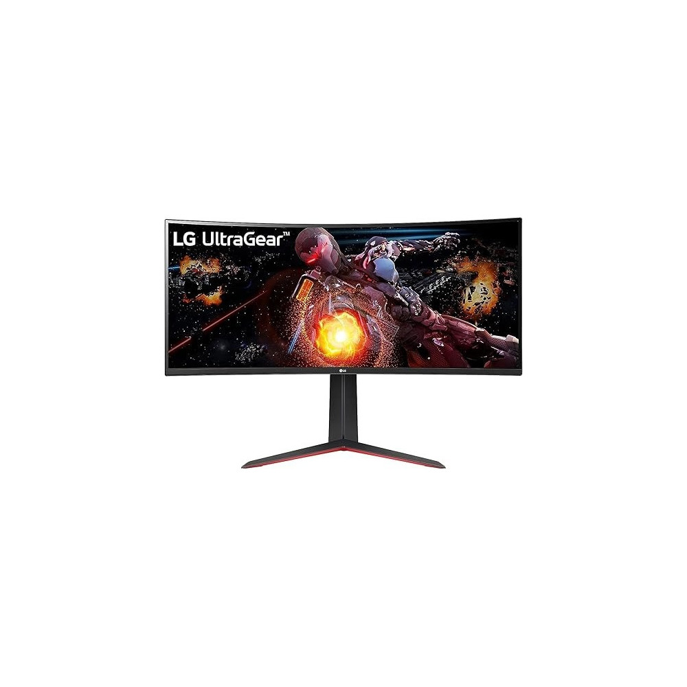 LG 34GP63A 34-Inch Curved UltraGear QHD HDR 10 160Hz Monitor with Tilt/Height Adjustable Stand, Built-in speaker