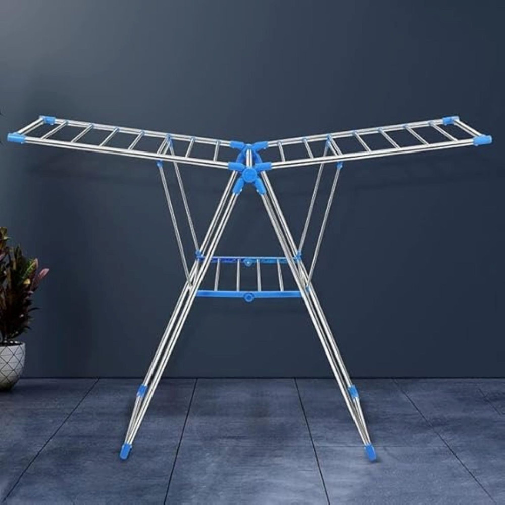 Deep Sleep Foldable Clothes Drying Rack – Heavy-Duty Stainless Steel Multi-Tier Laundry Airer Stand For Indoor And Outdoor Use – Durable, Space-Saving Drying Rack For Homes, Apartments And Balconies