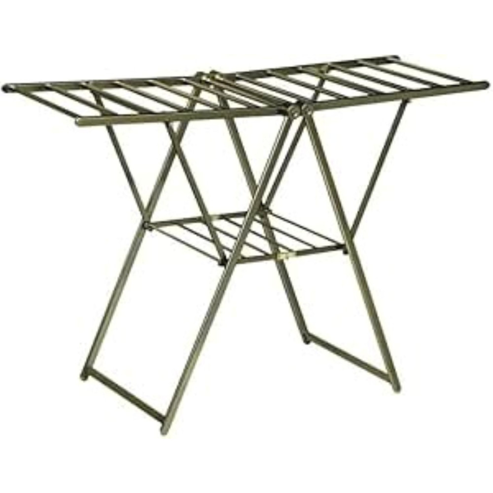 Deep Sleep Adjustable Foldable Clothes Drying Rack – Portable Aluminum Laundry Hanger For Indoor And Outdoor Use – Space-Saving Wash And Dry Stand For Homes, Apartments And Balconies-Grey