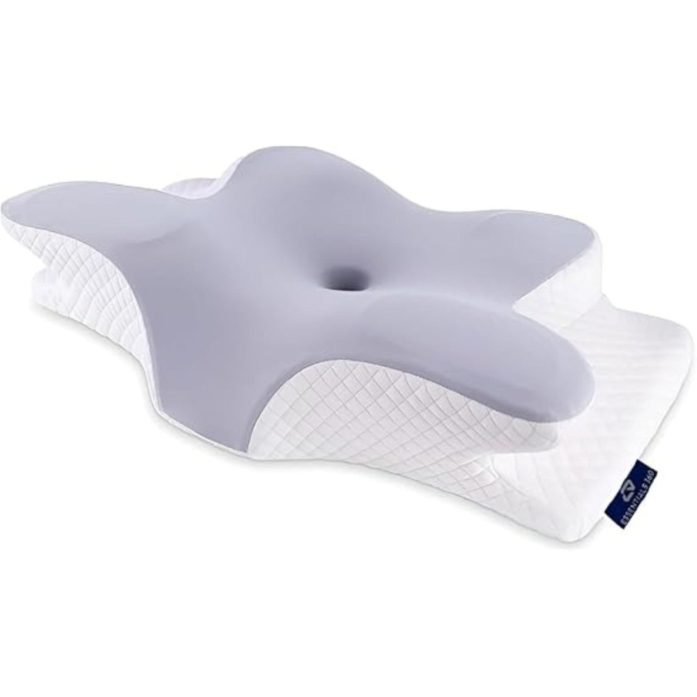Deep Sleep Essentials 360° Butterfly Shaped Memory Foam Pillowmedical Cervical Neck Support Pillow For Sleeping Shoulder Pain Relief Orthopedic For Side Sleepers