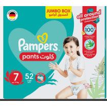 Pampers Baby Dry Pants Diapers with Aloe Vera Lotion, 360 Fit & up to 100% Leakproof, Size 7, 17+kg,