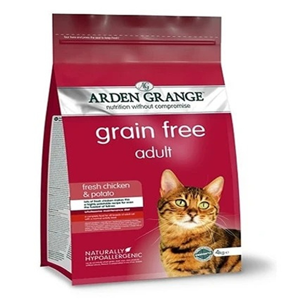 Arden Grange 400G Grain Free Adult Fresh Chicken And Potato Dry Cat Food