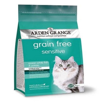 Arden Grange 4Kg Grain Free Sensitive Adult Ocean White Fish And Potato Dry Cat Food