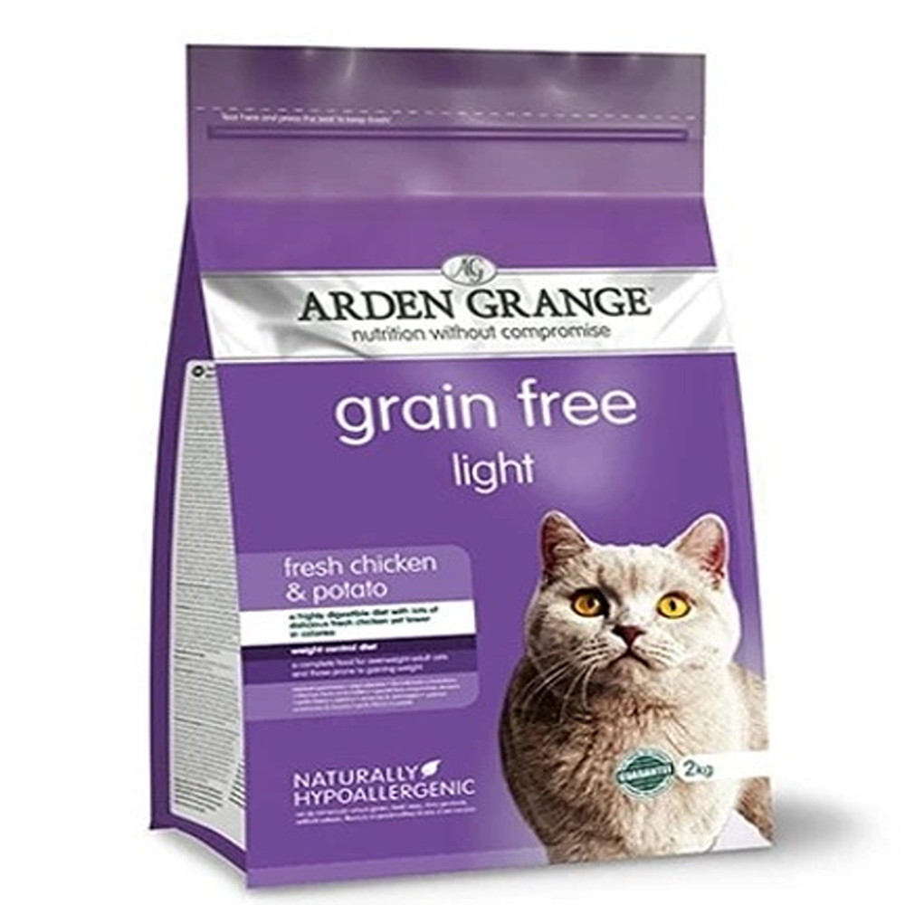 Arden Grange 4Kg Grain Free Light Fresh Chicken And Potato Dry Cat Food