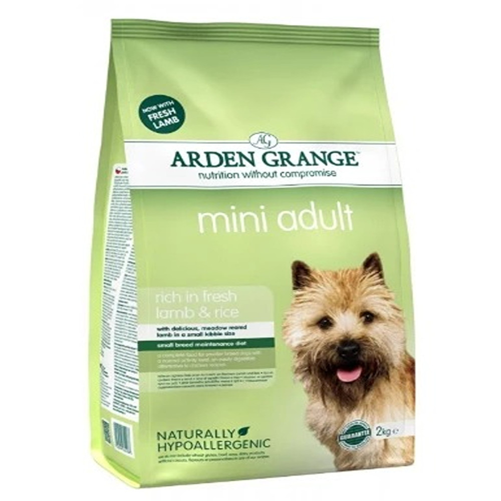 Arden Grange 2Kg Mini Adult Fresh Lamb And Rice Dry Dog Food