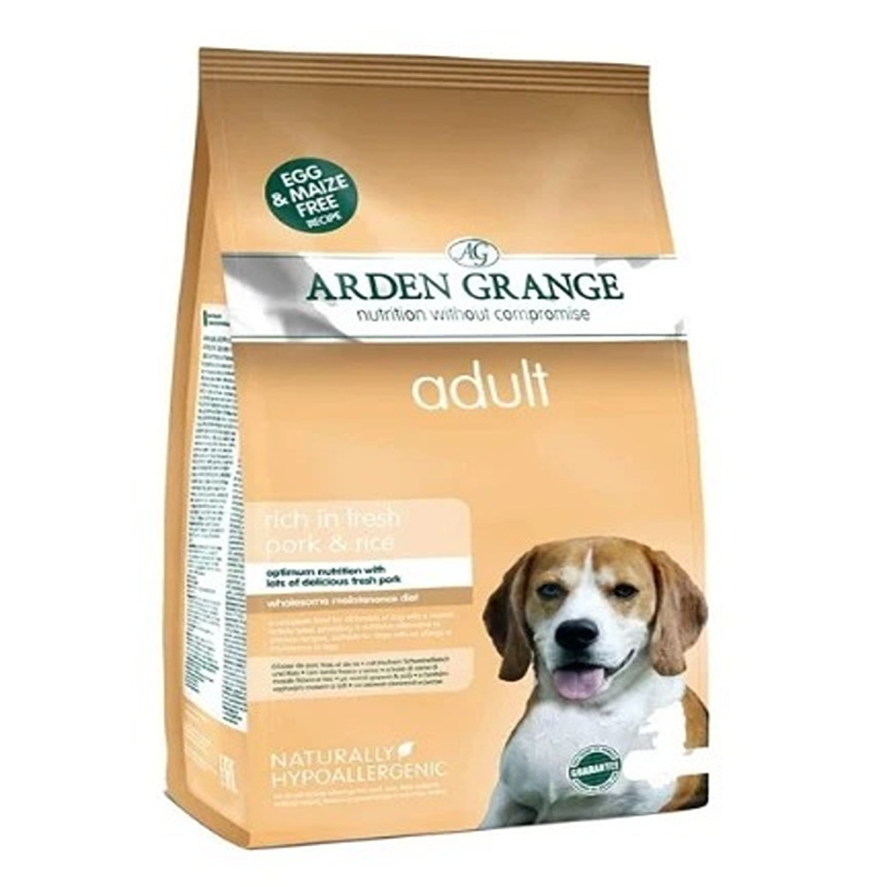 Arden Grange 12Kg Pork And Rice Adult Dry Dog Food