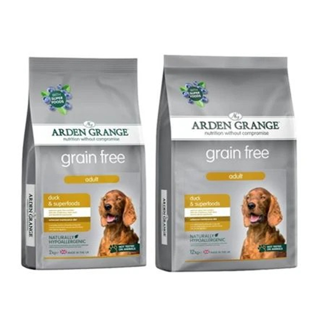 Arden Grange 12Kg Grain Free Adult Duck And Superfoods Dry Dog Food