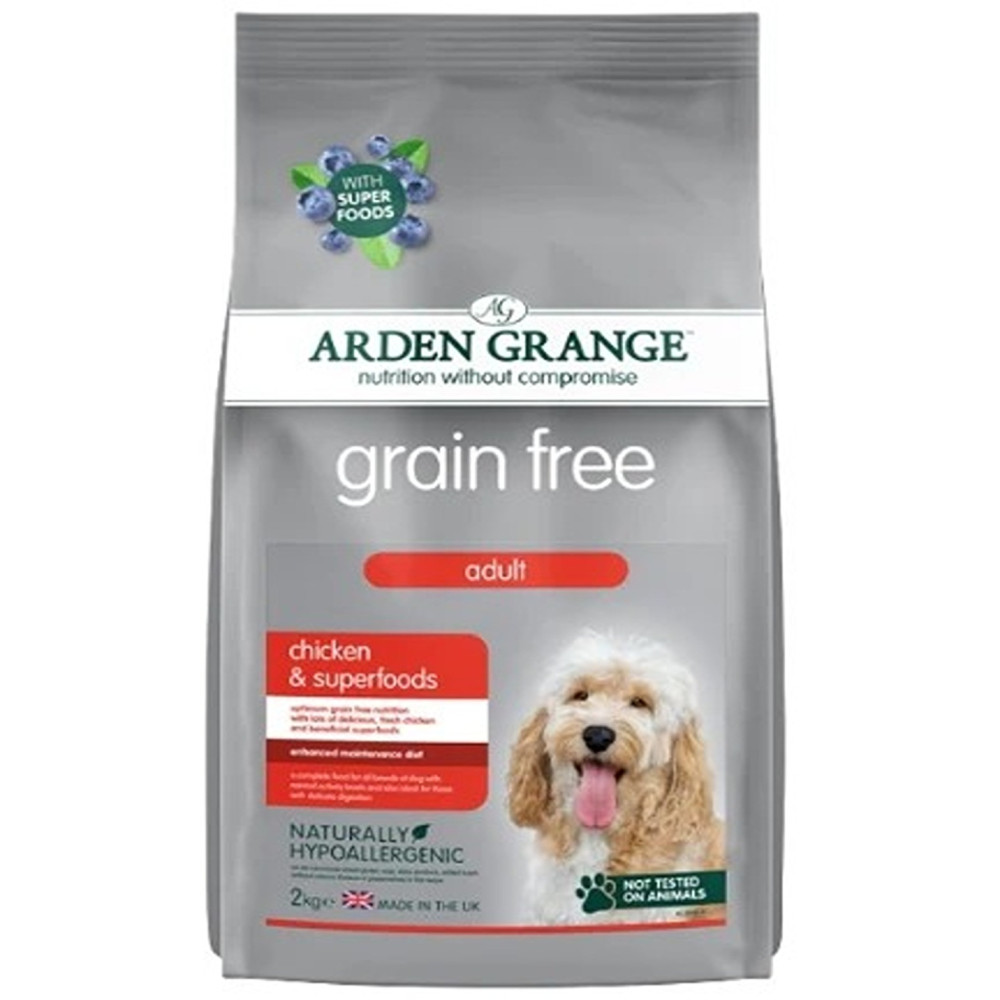 Arden Grange 2Kg Grain Free Adult Chicken Dog Dry Food