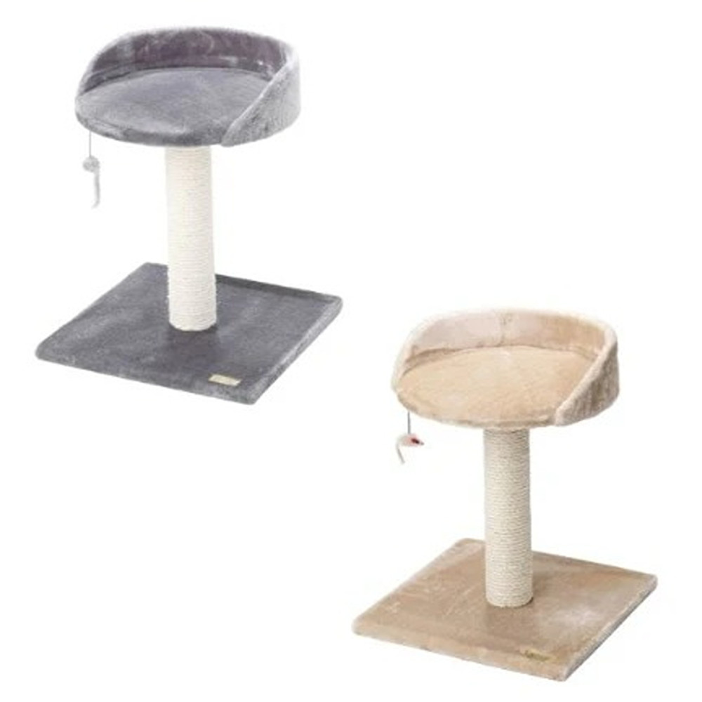 Ebi Scratching Classic Tree Sofa For Cats, Cream, 38 X 38 X 52Cm