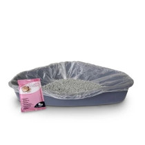 Ebi Easy Cat Jumbo Litter Bags, Beige, 5Pcs