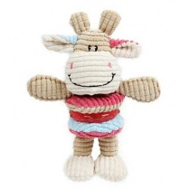 Ebi Cow Play Plush Dog Toy For Dogs, Beige, 21 X 15.5Cm