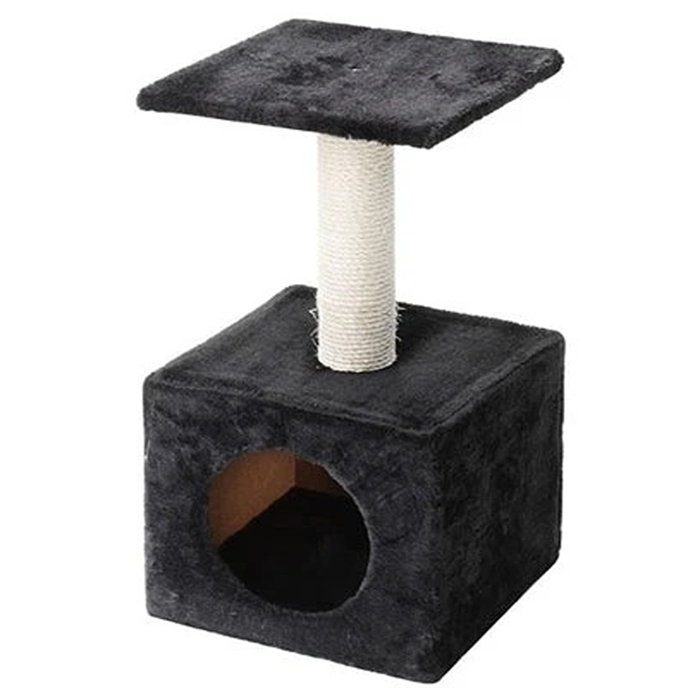 Ebi 60Cm Classic Cat Tree Abey, Black, 30 X 30 X 60Cm