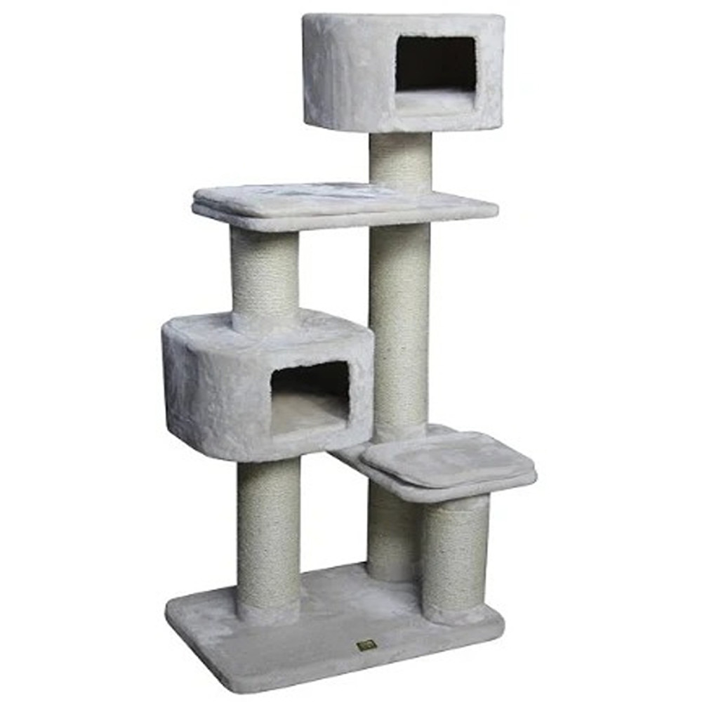 Ebi Scratching Tree Trend Catrock Western Inn For Cats, Cream, 70 X 50 X 160Cm