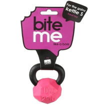 Ebi Bite Me 'For The Gainz' Kettlebell Dog Toy, Purple, 13 X 10 X 9Cm