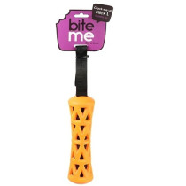 Ebi Bite Me 'Crack Me Up' Stick Sensory Dog Toy, Orange, 42 X 6 X 6Cm