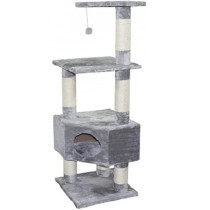 Ebi Classic Cat Tree Loonaa 135Cm, Grey, 40 X 40 X 135Cm