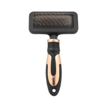 Ebi Noir Soft Slicker Brush For Dog & Cats, 19 X 10Cm