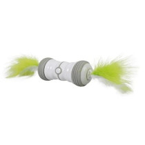 Ebi Double Spinner Electronic Cat Toy, White, 13 X 6 X 6Cm