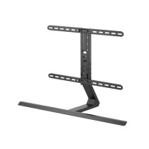 Skill Tech 37-82 Inch Contemporary Aluminum Pedestal Tabletop TV Stand, SH-4275B