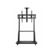 Skill Tech Metal LED TV Stand With Wheels For 60-90 Inch Screens