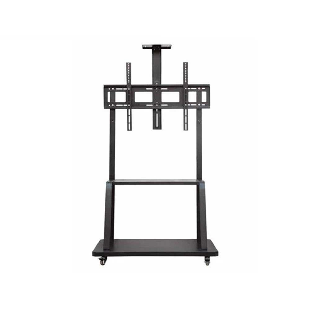 Skill Tech Metal LED TV Stand With Wheels For 60-90 Inch Screens