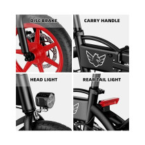 Wind Horse Folding Electric Bike, C19, 1 Year Warranty