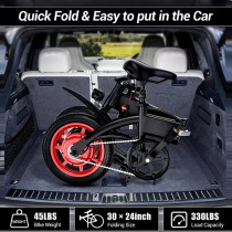 Wind Horse Folding Electric Bike, C19, 1 Year Warranty