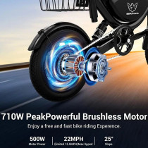 Wind Horse W3 Electric Bike, W3, 1 Year Warranty