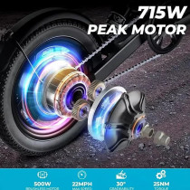 Wind Horse W3 Electric Bike, W3, 1 Year Warranty