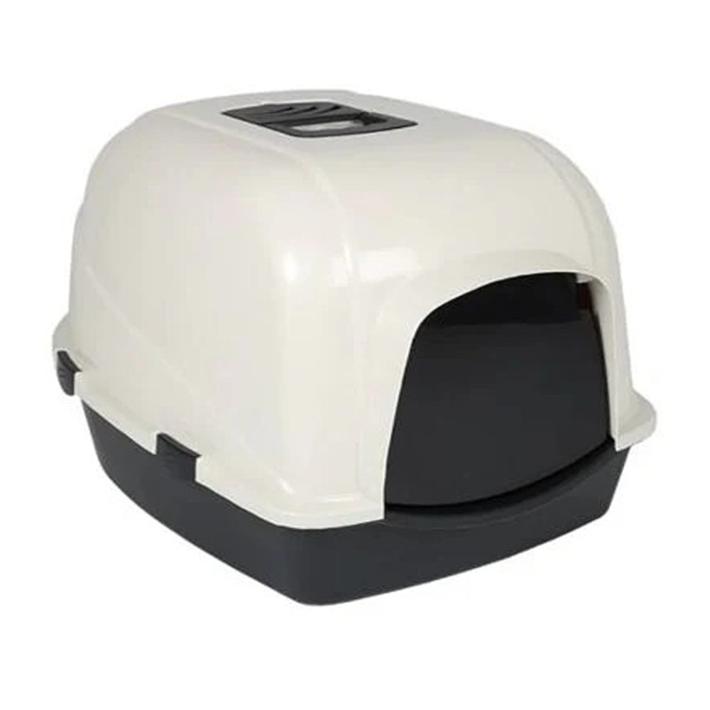 Ebi Cat Toilet Eclipse 70 Zen Series Litter Box For Cats, White, 56 X 70 X 46Cm
