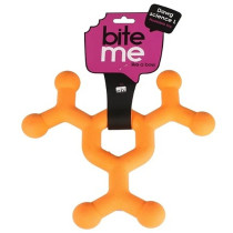 Ebi Bite Me Dawg Science Floatable Dog Toy, Orange, 27 X 24 X 2.5Cm