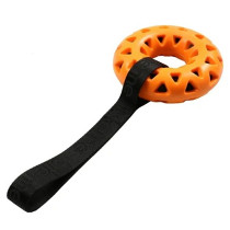 Ebi Bite Me 'Crack Me Up' Loop Sensory Dog Toy, Orange, 27 X 14 X 4Cm