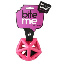 Ebi 10Cm Bite Me 'Are You Blind' Dog Toy With Bell, Purple