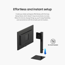 Samsung 24 Inch ViewFinity S6 (S60D) Series QHD High Resolution Computer Monitor, 100Hz, HDR10, Multiple Ports W/HDMI, DisplayPort, USB-A, Easy Setup, Height Adjustable Stand, LS24D606EANXZA, 2024