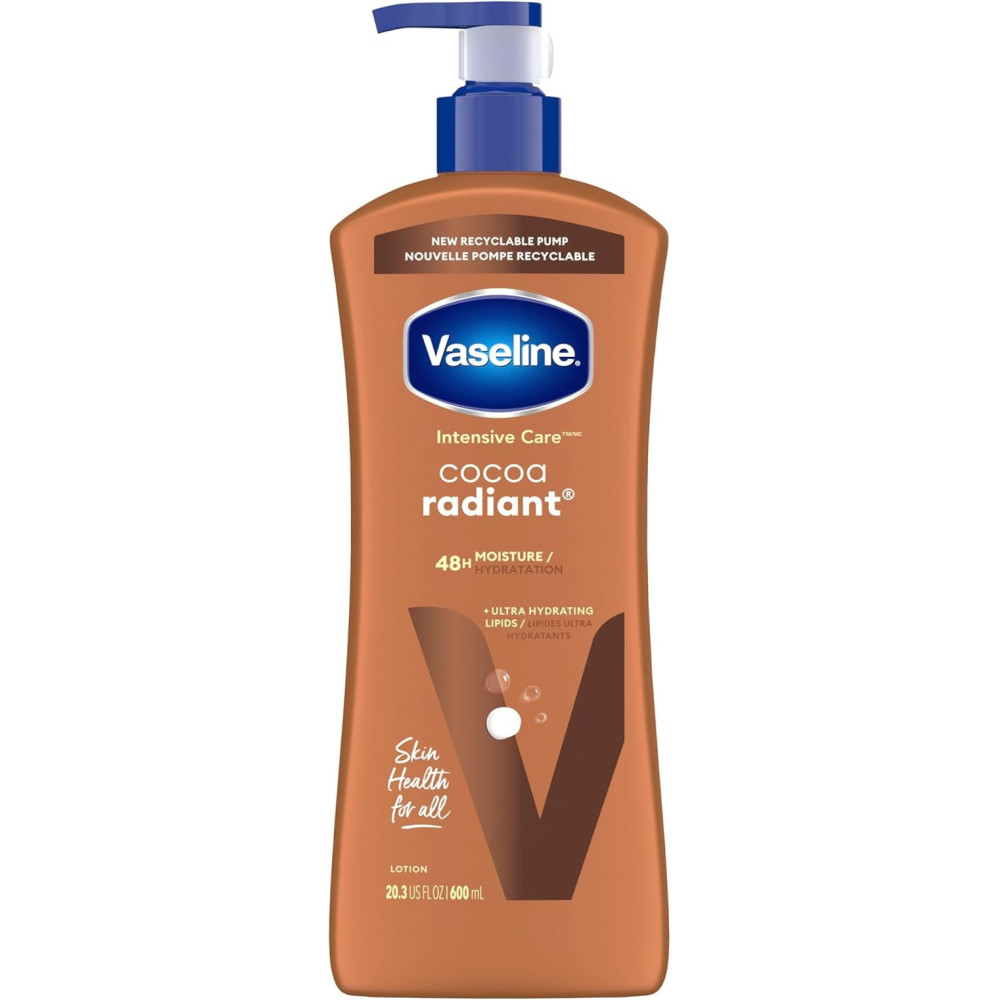 Vaseline Intensive Care Body Lotion, Cocoa Radiant, 600 Ml