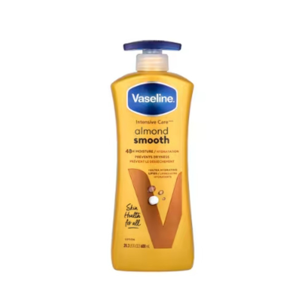 Vaseline, Intensive Care, Almond Smooth Lotion, 600 Ml