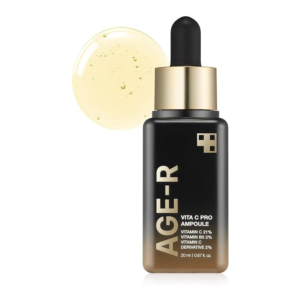 Medicube Age-R Vita C Pro Ampoule-Vitamin C Serum For Pigmentation, Uneven Skin Tone, And Hydration - Boost Absorption And Radiance By Up To 780Percentage With Age-R Booster Pro, 20Ml