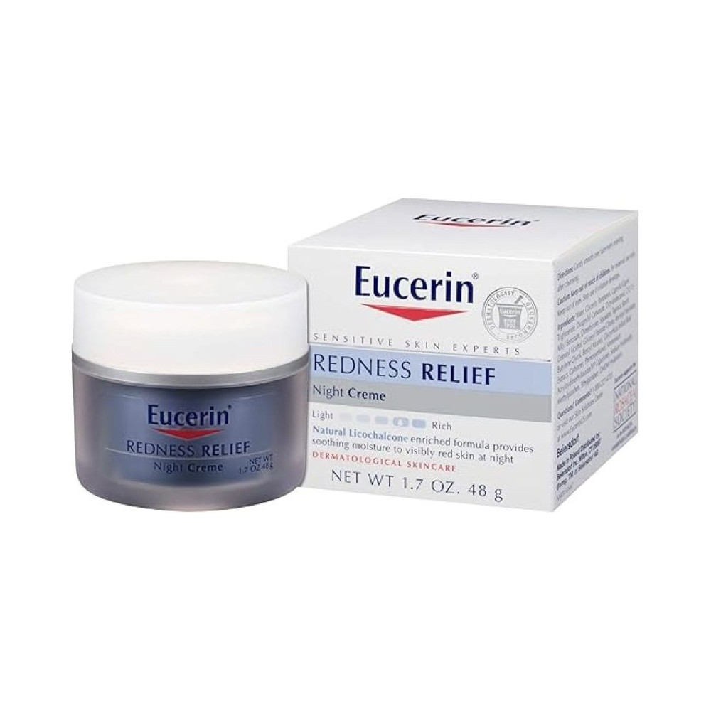 Eucerin Redness Relief Night Cream, 48 G