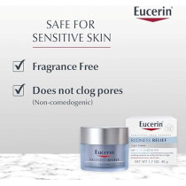 Eucerin Redness Relief Night Cream, 48 G