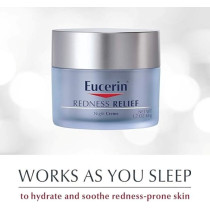 Eucerin Redness Relief Night Cream, 48 G