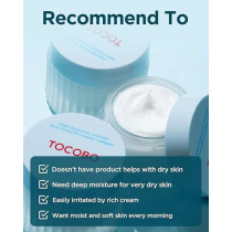Tocobo Multi Ceramide Cream, 50Ml, Moisture Cream, Ceramide Moisturizer, Korean Skin Care, Natural Ingredients, Sensitive Skin, Cruelty Free, Korean Vegan Cream