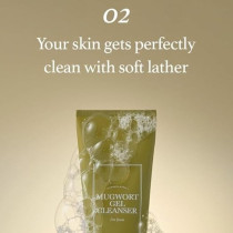 I'M From Mugwort Gel Cleanser 150 Ml, Mugwort Extract 60Percentage, Korean Cleanser, Natural, Herbal, Calming, Soothing, Micro Cleansing