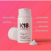 K18 Leave-In Molecular Hair Mask Original Repair Molecular Hair Damaged Dry Frizzy Treatment Moisturize, 150Ml