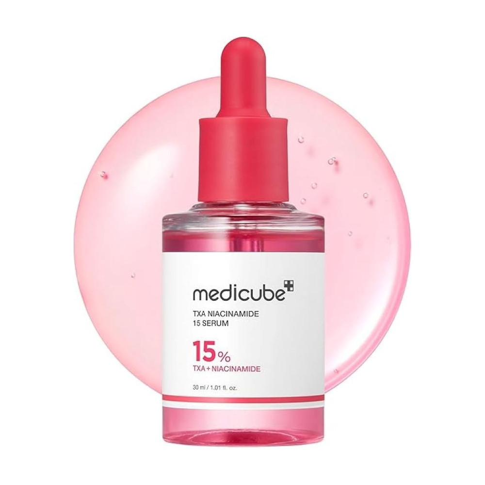 Medicube Txa+Niacinamide 15Percentage Glow Facial Seurm For After Spot Care, All-In-One Daily Korean Skincare, Uneven Skin Tone, Texture, And Hydration Care, High-Potency Tranexamic Acid 5Percentage, 30 Ml