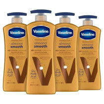 Vaseline Hand And Body Lotion Almond Smooth For Moisturization, 600 Ml, Pack Of 4